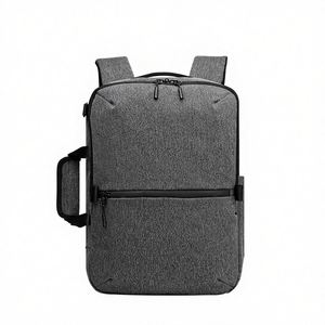 Custom Convertible Slim Laptop Backpack <b>Bag</b> Waterproof Business New Design with Polyester Lining Zipper Closure - Product Image 1