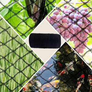 Filet anti-pigeons extensible pour la défense contre les oiseaux ; filets pour attraper les oiseaux en vente, rouleaux de filet anti-oiseaux en plastique noir - Product Image 4