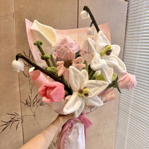 Juguetes de Peluche de Flores Realistas Hechos a Mano, Regalos Suaves para el Día de San Valentín, Muñecos de Peluche, Macetas de Flores de Dibujos Animados, Decoración para el Hogar y Escritorio - Product Image 5