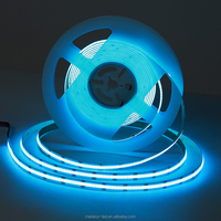 Tira de Luz LED COB RGBCW, 840 LED/m, Alta Densidad, 24 V, 12 mm, 24 W/m, Cinta LED Flexible, Cortable cada 50 mm, Tira LED RGB+CCT