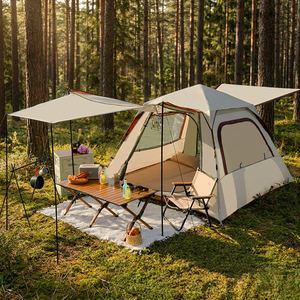 Torik Family Size Oxford Fabric Four-Season Double Layer Camping <b>Canopy</b> <b>Tent</b> Fully Automatic Portable 2000mm Waterproof - Product Image 1