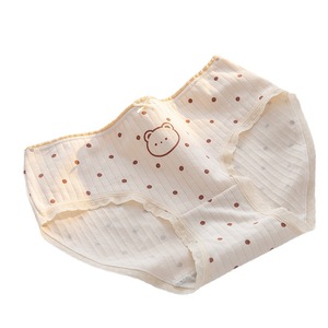 <span class=keywords><strong>Lot</strong></span> de 5 culottes 100% coton pour femmes, <span class=keywords><strong>sous</strong></span>-vêtements mignons de tous les jours, broderie à carreaux, taille moyenne pour slips d'époque, <span class=keywords><strong>lot</strong></span> de 3 pièces - Product Image 5