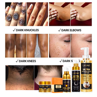 Lotion radieuse à la vitamine C naturelle en marque privée, crème hydratante blanchissante, anti-âge, éclaircissante, soin de la peau pour femmes noires, OEM et ODM