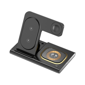 แท่นชาร์จไร้สาย30W แบบ3 in 1สำหรับ iPhone 14 13 12 PRO MAX 11x8แท่นชาร์จเร็วสำหรับ Watch <span class=keywords><strong>8</strong></span> 7 6 airpods - Product Image 1