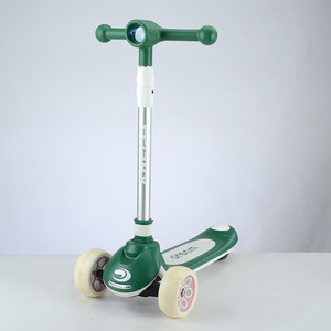 Childrens Scooter Foldable Height Adjustable For 3 6 Years Old Kids Pink Blue <b>Three</b> Wheel Design - Product Image 5