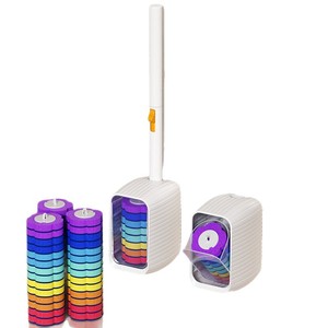 Disposable Toilet Brush With Rainbow Replacement Heads Set Household Cleaning Tool - Product Image 5