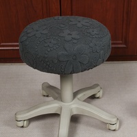 Housse de tabouret ronde extensible, universelle pour salons de coiffure, hôtels, bars et salons, antidérapante et épaissie