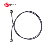 Câble coaxial RF personnalisé Kontec CC avec prise droite BNC 20cm PVC Jacket RG58 Male Video Security Camera Antennes