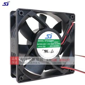 พัดลมระบายความร้อนแบบลูกปืน Sj Axial Fan Sf241238bh ขนาด 120 มม. 24V 1.35A สำหรับอินเวอร์เตอร์ - Product Image 2