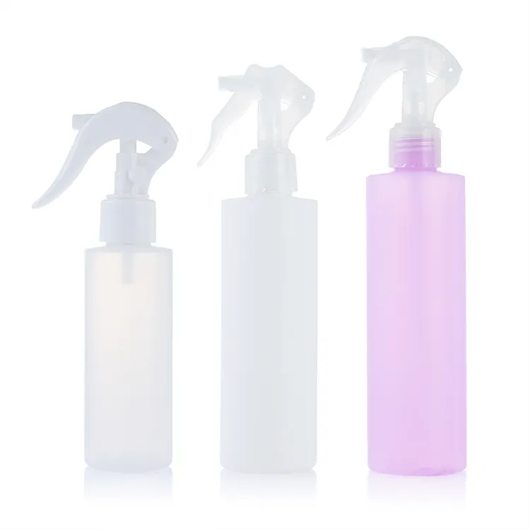 Boş özel 100Ml 250Ml 500Ml 1000Ml Hdpe plastik hava spreyi saç spreyi şişesi Bouteille En Plastique pembe oda sprey şişesi
