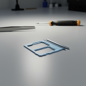 Per Samsung Galaxy A32 5G, vassoio porta SIM e MicroSD a doppio taglio, colore blu, ricambio - Product Image 3