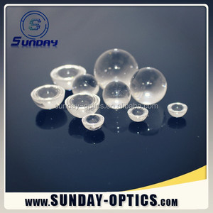 Fiber iletişim, endoskopi, mikroskopi için 1/2/3/5/6/8/9/10mm Bk7/fs/safir optik cam yarım bilyalı lensler - Product Image 5