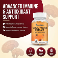 OEM Verse Zwarte Knoflook Reishi Paddenstoel Extract Gummies Immuunversterkende en Geheugenversterkende Supplement Leverancier Groothandel Knoflook Reishi Gummies