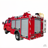 Camion de pompage d'eau diesel Dongfeng Tuyi 1 tonne, 4x2, mini/léger, pour lutte contre les incendies |   Double cabine |   Pompier urbain et rural d'intervention d'urgence