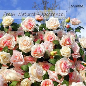 Arco de Boda Decorativo con Flores Artificiales de Champán Hechas a Mano, Pared de Rosas de Tela de Seda Premium para una Romántica Despedida de Soltera, Decoración para Cuarto de Bebé - Product Image 2