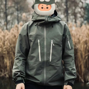 Chaqueta Deportiva de 3 Capas con Costuras Selladas, Impermeable, Cortavientos, con Capucha, para Esquí, Senderismo y Trabajo - Product Image 4