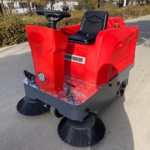 Street Road Dust <b>Cleaning</b> Equipment Rechargeable Driving <b>Floor</b> Machine Mini Small Street - Product Image 2