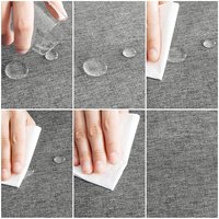 Rectangle texturisé en lin résistant aux rides imperméable de nappes adapté aux besoins du client