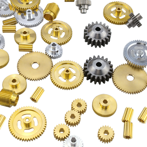 中国小型スパームホイールピニオンギアヘリカルメタル精密部品真鍮ミニギアCnc部品加工 - Product Image 2