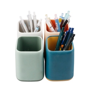 Portapenne <span class=keywords><strong>bianco</strong></span> personalizzato modello di Logo personalizzato all'ingrosso della fabbrica di colori diversi su portapenne per insegnanti di scuola portapenne - Product Image 2