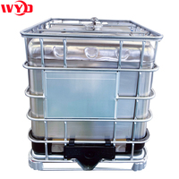 Réservoirs à vin de 1000L-1500L avec structure de réservoir sous pression en acier inoxydable 304/316 scellé pour le stockage d'azote liquide
