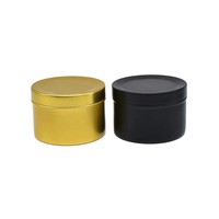 Nachfüllbarer runder Aluminium-Cremetiegel 50 ml tragbarer kosmetischer Lippenbalsam Metalldosenverpackungsbehälter mit runden