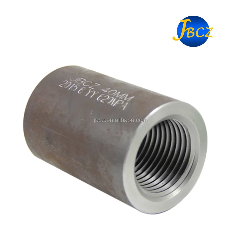 Parallel Threaded Mild Steel Rebar Coupler For Construction