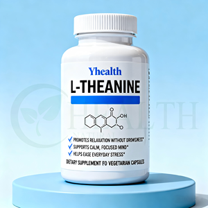 Toptan Beyaz Etiket Zayıflama Yeşil Çay Ekstresi Kapsülleri l Theanine Kapsülleri 500mg L-theanine Kapsülleri - Product Image 6