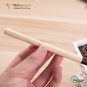 Juego de mini palas de jardín, 3 uds., mango de madera, hoja de hierro para plantar flores, herramienta para exteriores, pala multifuncional - Product Image 3