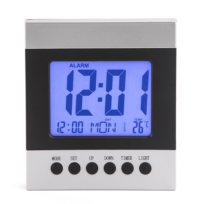 Silver with Black (Blue Backlight)