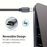 Cable de Carga Rápida Bst HC-USB de Nailon con Conector USB Tipo-C y Conductor de Cobre Estañado de 10W para Teléfono Móvil