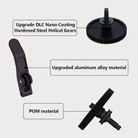 Kit d'engrenages d'extrudeur CNC ThxPrint A1 Mini Hotend en acier trempé nano-revêtu POM, compatible Bambu Lab A1 Mini