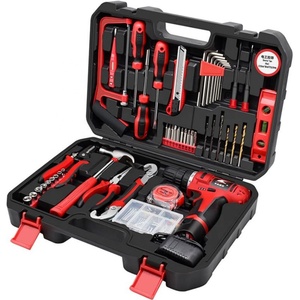 KAFUWELL-Kit de herramientas eléctricas de mano para reparación del hogar, conjunto de herramientas eléctricas, 109 piezas, P2982A - Product Image 6