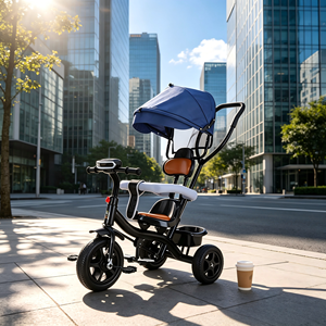 Nuovo Modello <span class=keywords><strong>Bici</strong></span> Senza Pedali 4-in-1 di Alta Qualità per Bambini, Forcella in Lega di Alluminio, Telaio in Acciaio a 3 Ruote, Monovelocità, <span class=keywords><strong>Cestino</strong></span> in Plastica - Product Image 4