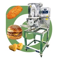 Les côtelettes de viande forment la machine coréenne de forme de tarte de Burger Patty pour rendre le restaurant semi-automatique industriel