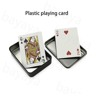 Y Y Échantillon gratuit de haute qualité 100% Cartes à jouer en plastique étanches avec design et logo personnalisés imprimés - Product Image 3