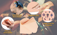 Peau d'entraînement pour tatouage 20 cm x 30 cm en gros, accessoires de maquillage permanent pour la formation et la pratique