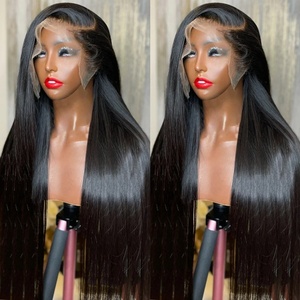 Парик из натуральных индийских волос с HD-сеткой без клея, с сохраненной кутикулой, 100% натуральный, полностью кружевной, из необработанных волос - Product Image 3