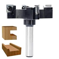 Fraises de surfage pour spoilboard CNC, 4 cannelures, en carbure, pour le rabotage et le chanfreinage de dalles, fraise à raboter, OEM/ODM