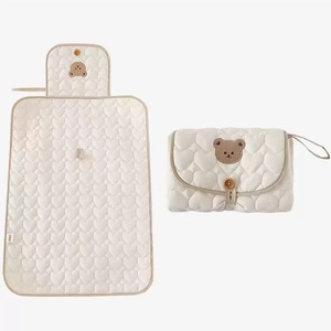 Nouveau-né bébé matelassé étanche <span class=keywords><strong>Compact</strong></span> Portable couches coussinets <span class=keywords><strong>à</strong></span> <span class=keywords><strong>langer</strong></span> sacs pliable incontinence Nappy changeur tapis Underpads - Product Image 3