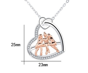 Collar con Colgante de Zorro Punk de Aleación de Zinc Good Sisters Memorial, Cadena de Eslabones Unisex, Accesorios de Diseño Original de Lujo Ligero y Avanzado, Venta al por Mayor - Product Image 4