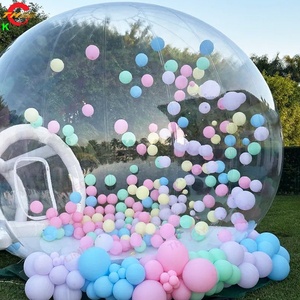 Tente à bulles <span class=keywords><strong>gonflable</strong></span> de 4m avec anneau, tente <span class=keywords><strong>gonflable</strong></span> écologique et souffleur d'air pour les séjours pittoresques et luxueux. - Product Image 1