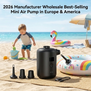 Bomba de Aire Inflable Portátil 2026 para Pelotas de Playa, Mini Bomba de Aire para Camping al Aire Libre, 3600mAh, Hecha de Plástico Resistente para Piscinas - Product Image 1