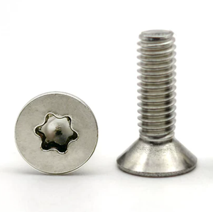 LeGood M1.6 Zinc Plated Carbon Steel Star Drive <b>Flat</b> Head <b>Screws</b> Torx Countersunk Head Machine <b>Screws</b>, 4mm length - Product Image 1