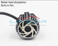 Bombilla LED 3D para Faros Delanteros AILECAR H7 46W 4500LM 6000K, Reemplazo de Iluminación Automotriz, Actualización H7 H11 9005 9006