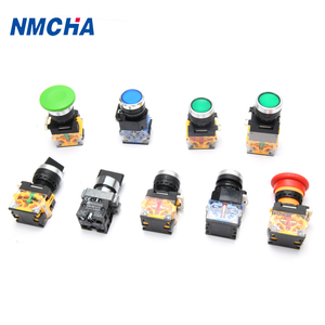 22mm dẫn chiếu sáng tự trở lại chốt kim loại đẩy nút chuyển đổi kết nối không thấm nước 10A Max. current 1NC chuyển đổi kết hợp - Product Image 2