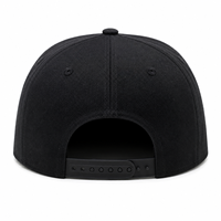 Gorra Plana de Algodón 100% para Hombre, Bordada con Jiu Jitsu, de 6 Paneles, con Cierre a Presión, para Deportes al Aire Libre Unisex