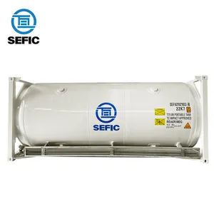 IN STOCK SHIP WITH 10 DAYS Liquid Chemical Transportation UN T75 20ft Fuel Tank Container Industrial Tanks