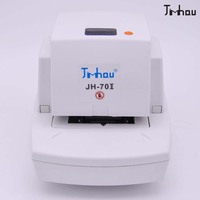 Agrafeuse électrique robuste Jhimhau JH70-2 - Machine de reliure automatique de bureau pour agrafage de livrets