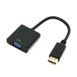 Nhà Máy Giá Hot Bán 13Cm Cổng Hiển Thị Để VGA Adapter Nam Để Nữ Dp Để VGA Chuyển Đổi Cho Máy Chiếu TV Máy Nghe Nhạc Hỗ Trợ 1080P